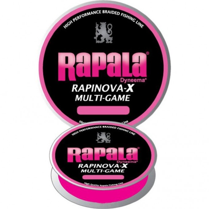 Леска плетеная RAPALA Rapinova-X Multi Game RLX100M04PK Леска плетеная RAPALA Rapinova-X Multi Game RLX100M04PK