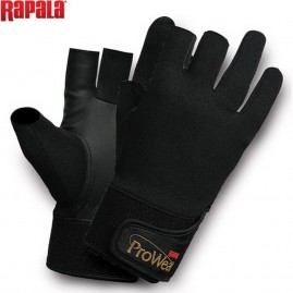 Перчатки рыболовные без трех пальцев RAPALA ProWear Titanium 24403-1-XL