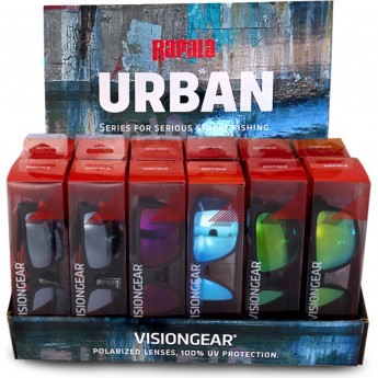 Стенд RAPALA Urban с очками 282A 287A 293A по 4 шт. RUVGD1